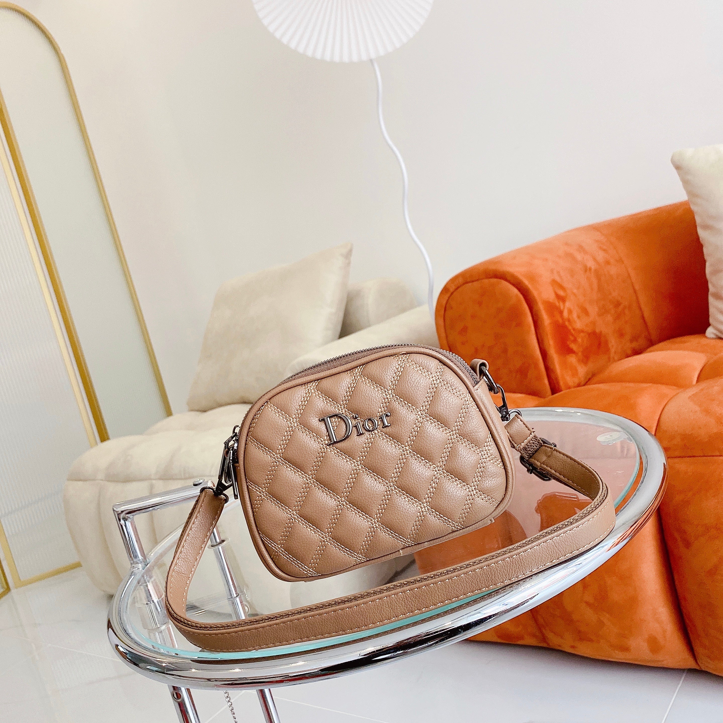 Dior New Classic Ladies Fashion Leather Satchel Crossbody Shoulder Bag Handbag Messenger Bag