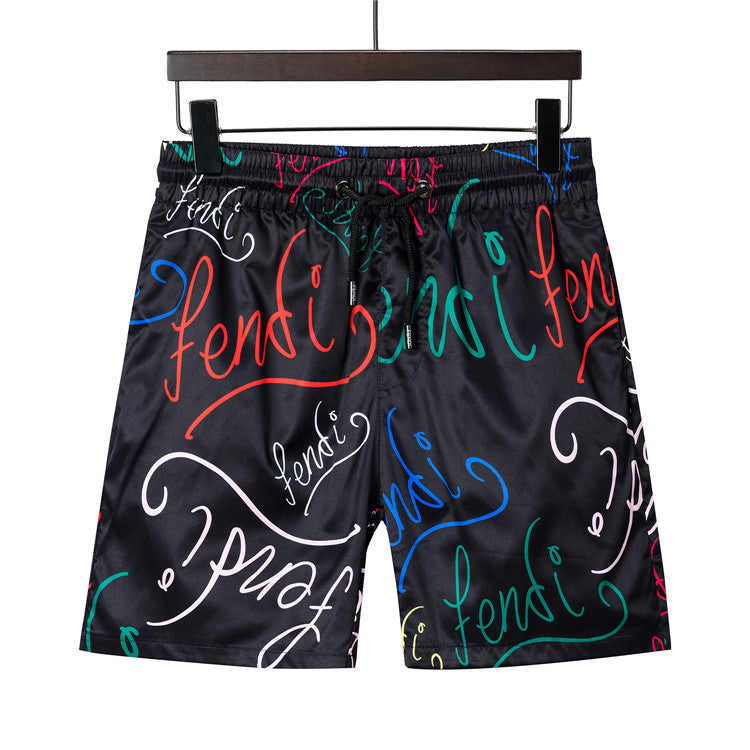 Fendi New Men Casual Sport Shorts Beach Shorts Swimming Pants