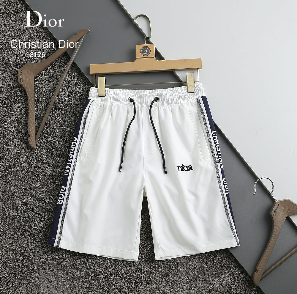 Dior Summer Fashion New Men Shorts Casual Shorts Beach Shorts Print Quick Dry Shorts Drawstring Spor