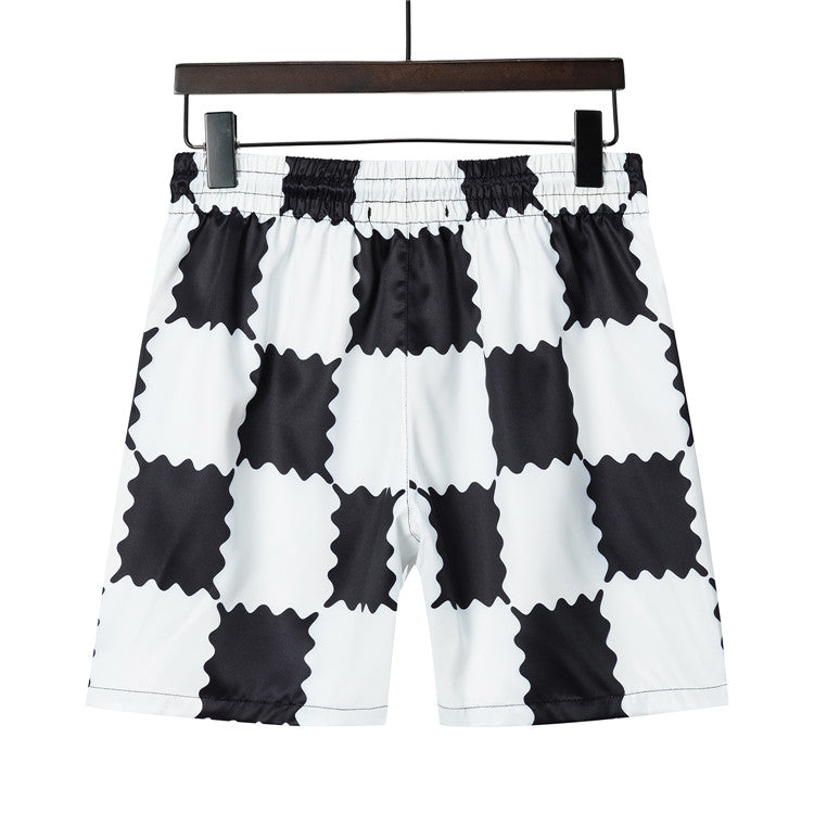 Louis Vuitton Beach Pants Letter Logo Print Shorts LV Casual Five Pants Sports Pants Seaside Quick D