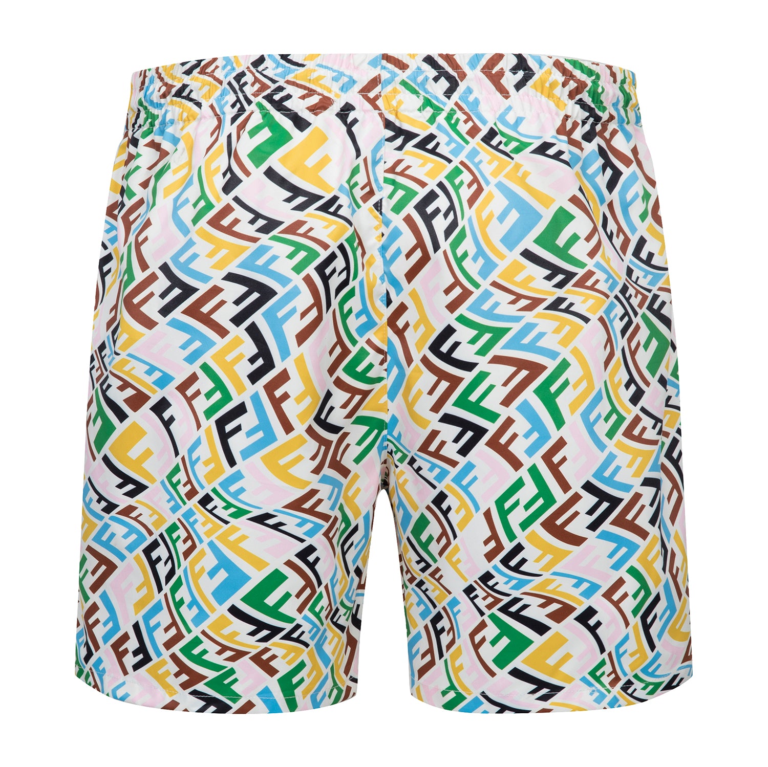 Fendi Summer Fashion New Men Shorts Casual Shorts Beachwear Print Quick Dry Shorts Drawstring Sports