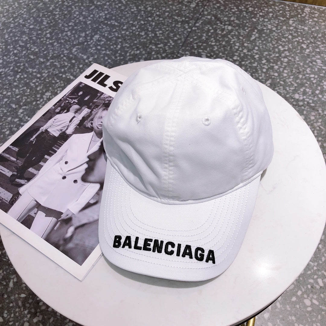 Balenciaga New Letter Embroidered Fashion Men's and Women's Baseball Hat Cap