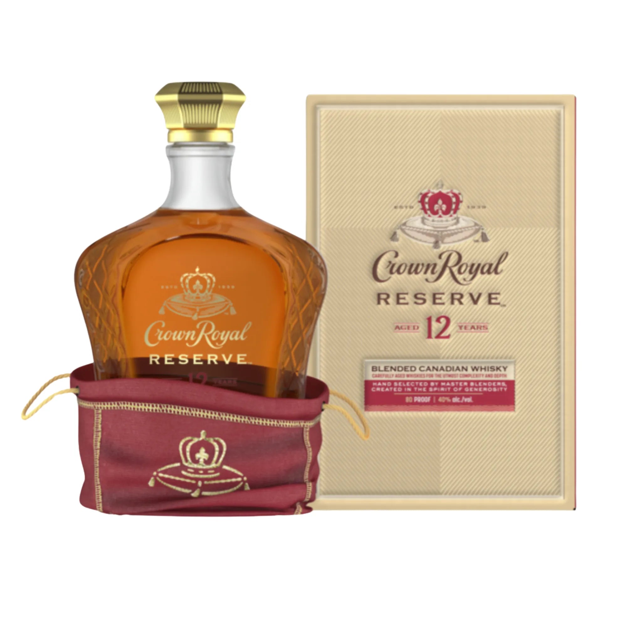 Crown Royal Reserve Aged 12 Year Old Whiskey