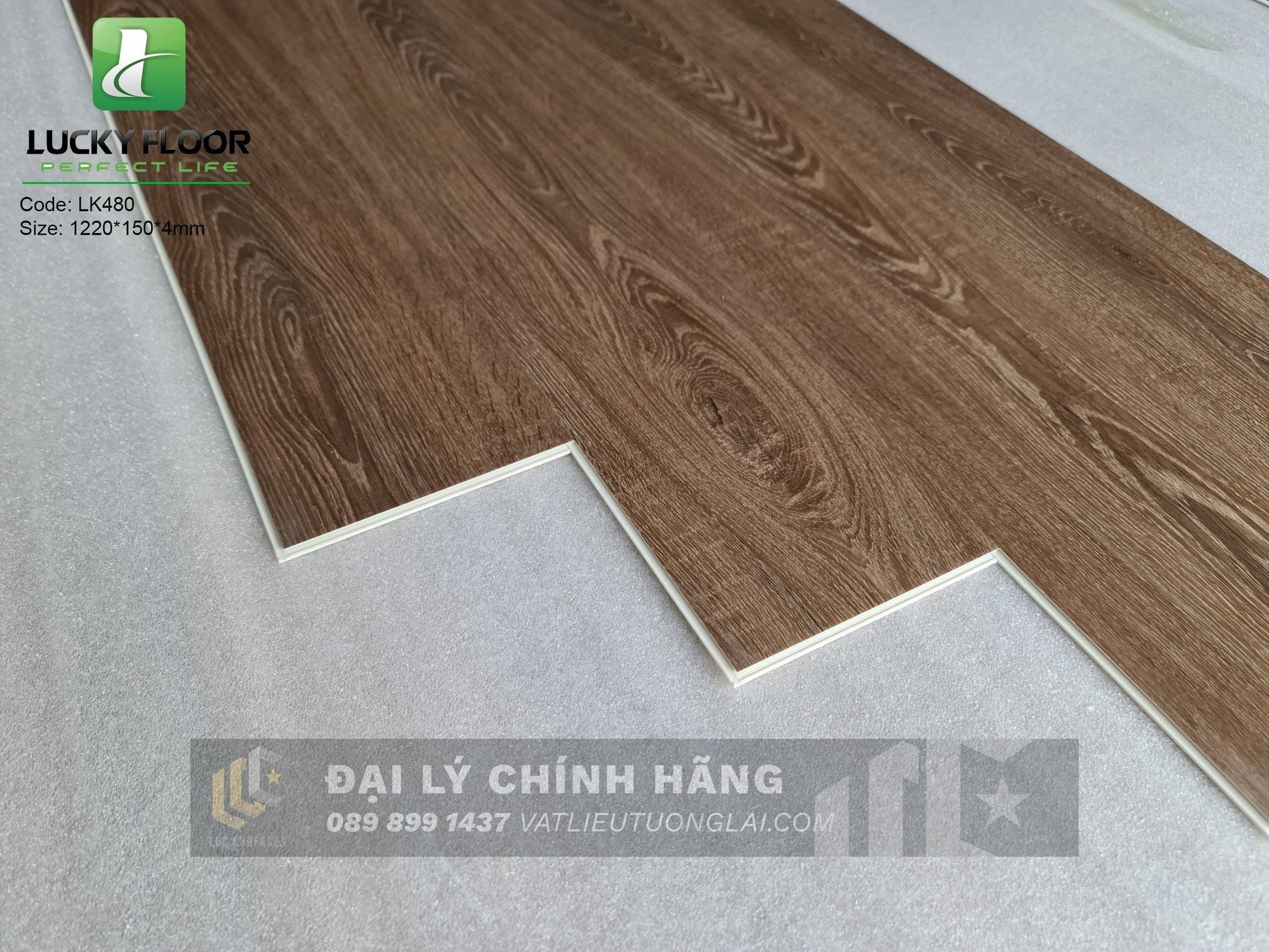 Sàn nhựa đá công nghệ SPC hèm khóa Vfloor LK480 – LDC Surfaces