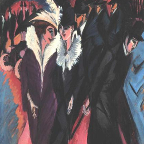 Ernst Ludwig Kirchner - Rue, Berlin (1913)