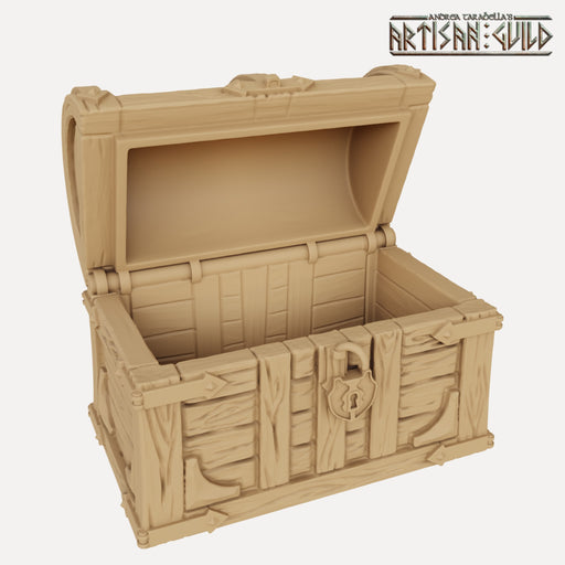 3D Print of Treasure Chest - Disguised Mimic - Tabletop Miniature