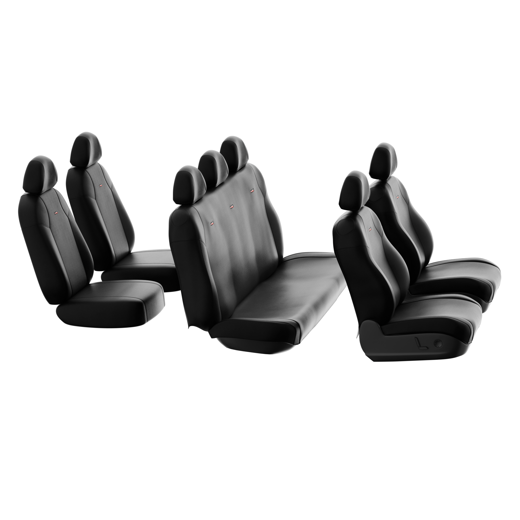 Sharkskin PLUS Seat Covers for Isuzu MU-X 7 Seater (06/2021-On) - SHARKSKIN product image