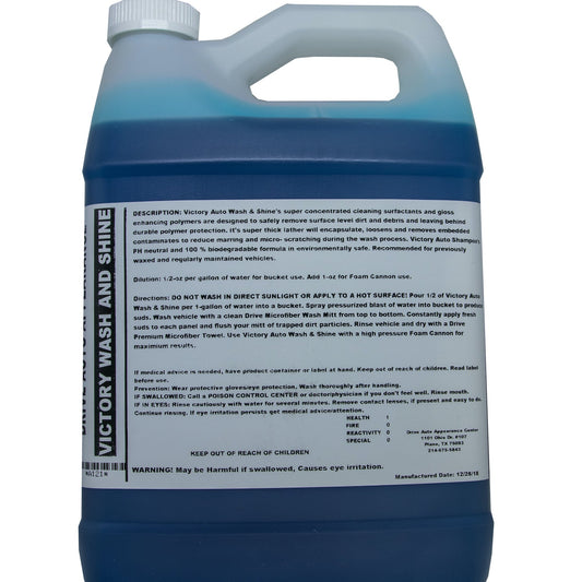 Wash & Shine - pH Neutral Car Soap 100% Biodegradable 1 gallon