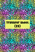 Leopard Print Transfer Sheet