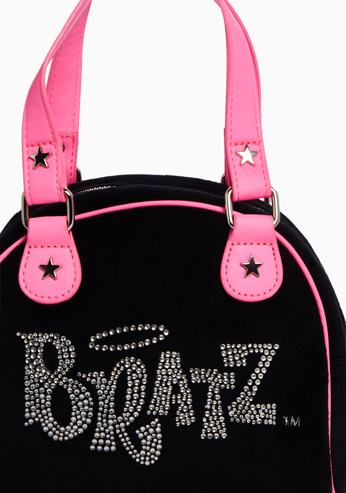 Dolls Kill x Bratz Stud Charm Saddle Shoulder Bag - Black