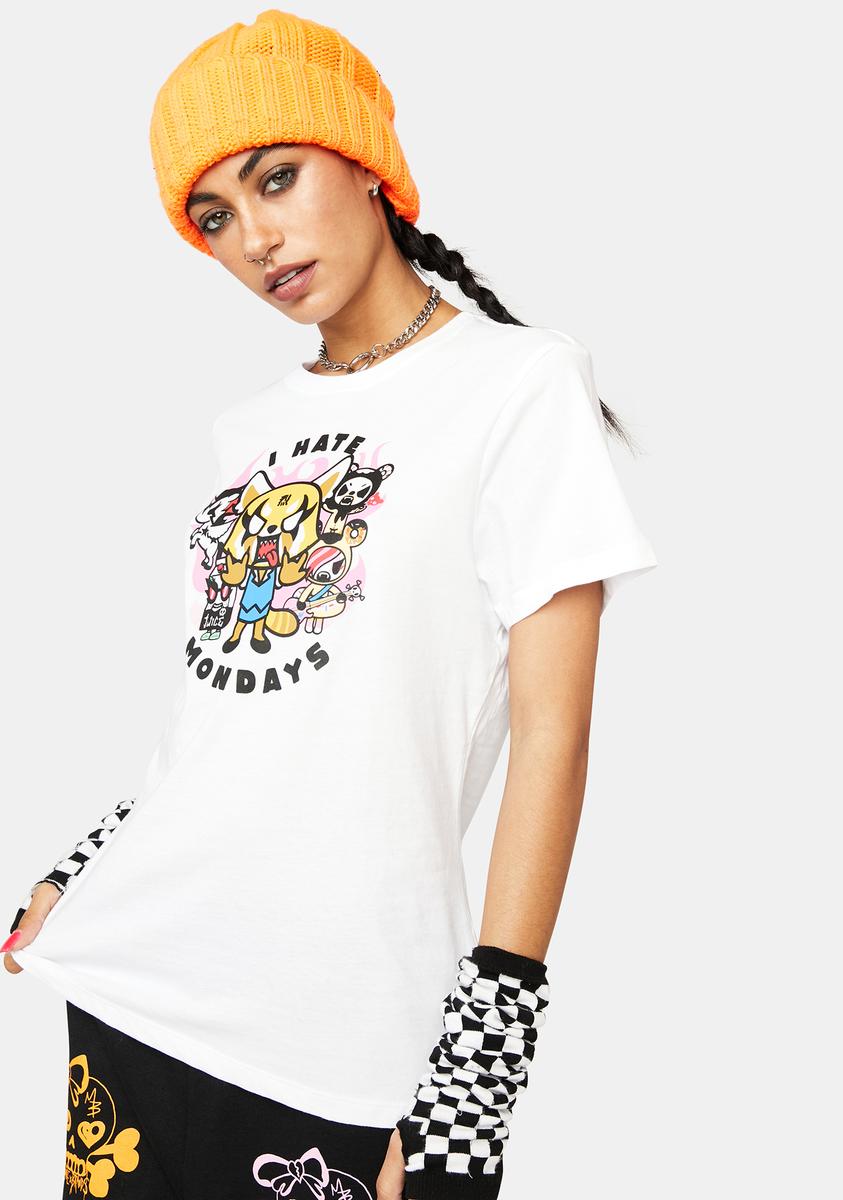 Tokidoki Aggrestuko Graphic Tee - White – Dolls Kill