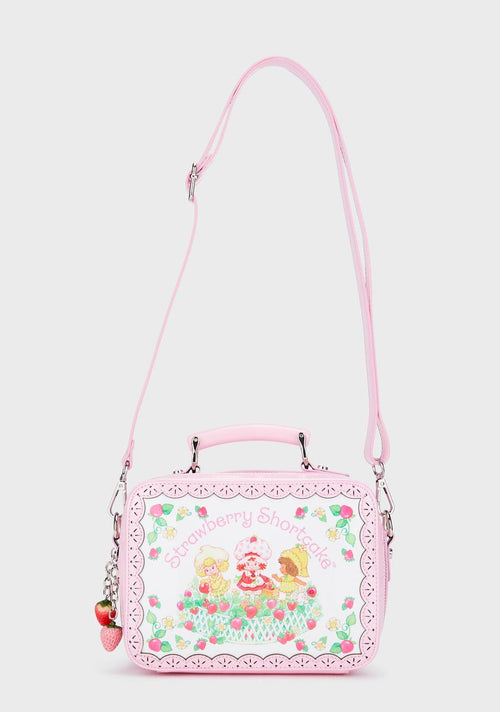 Dolls Kill X Strawberry Shortcake Quilted Weekender Bag - Pink