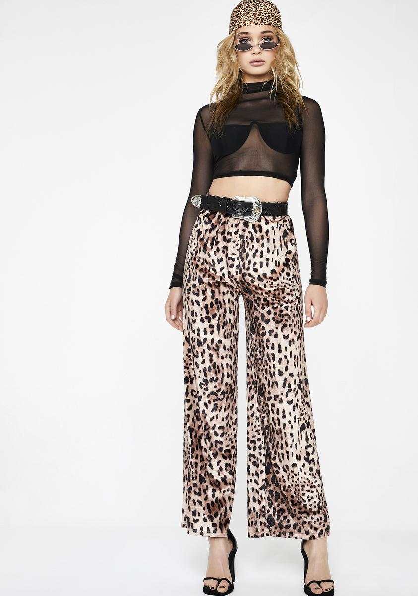 Leopard Wide Leg Pants – Dolls Kill