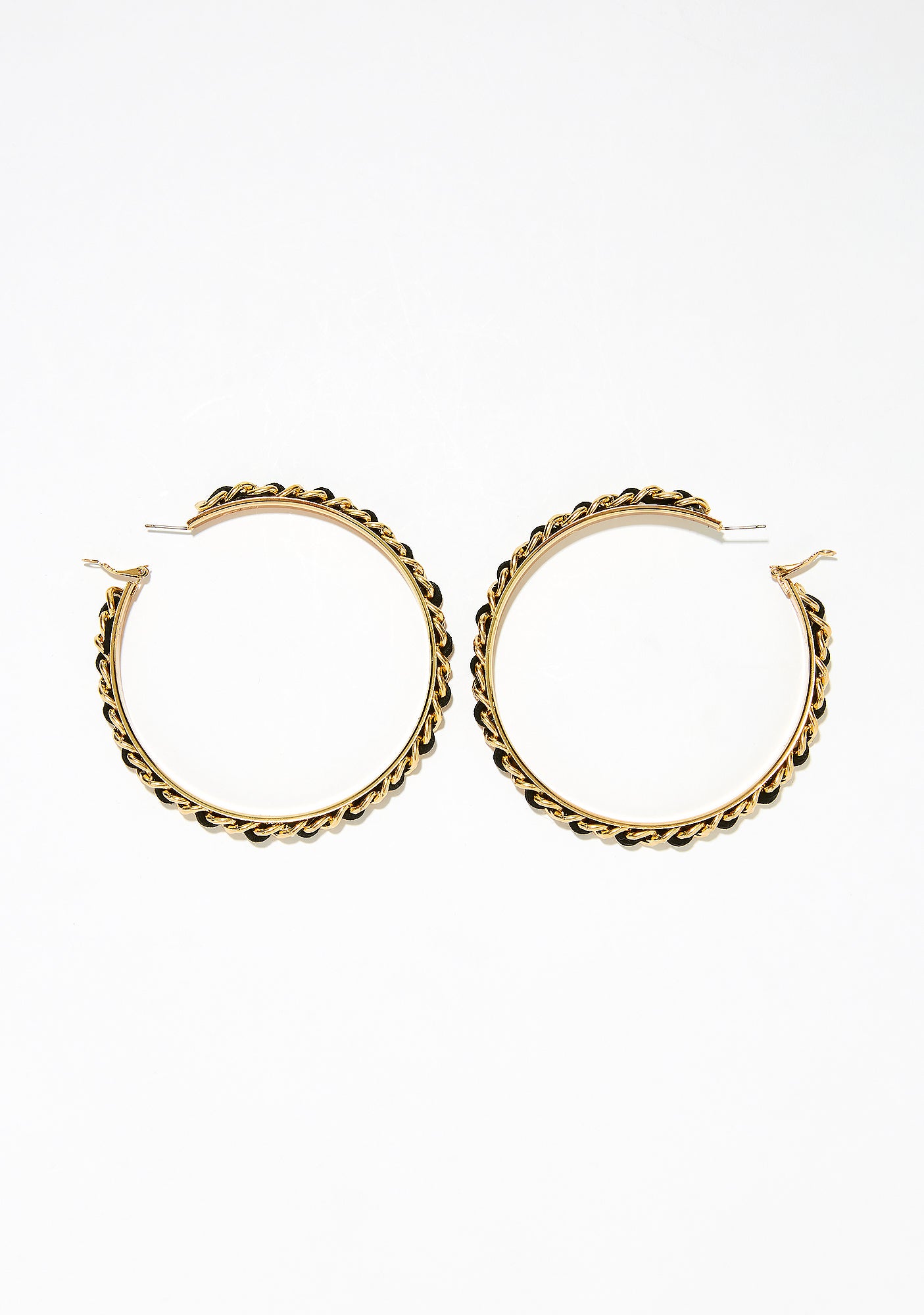 Baddie Mentality Hoop Earrings – Dolls Kill