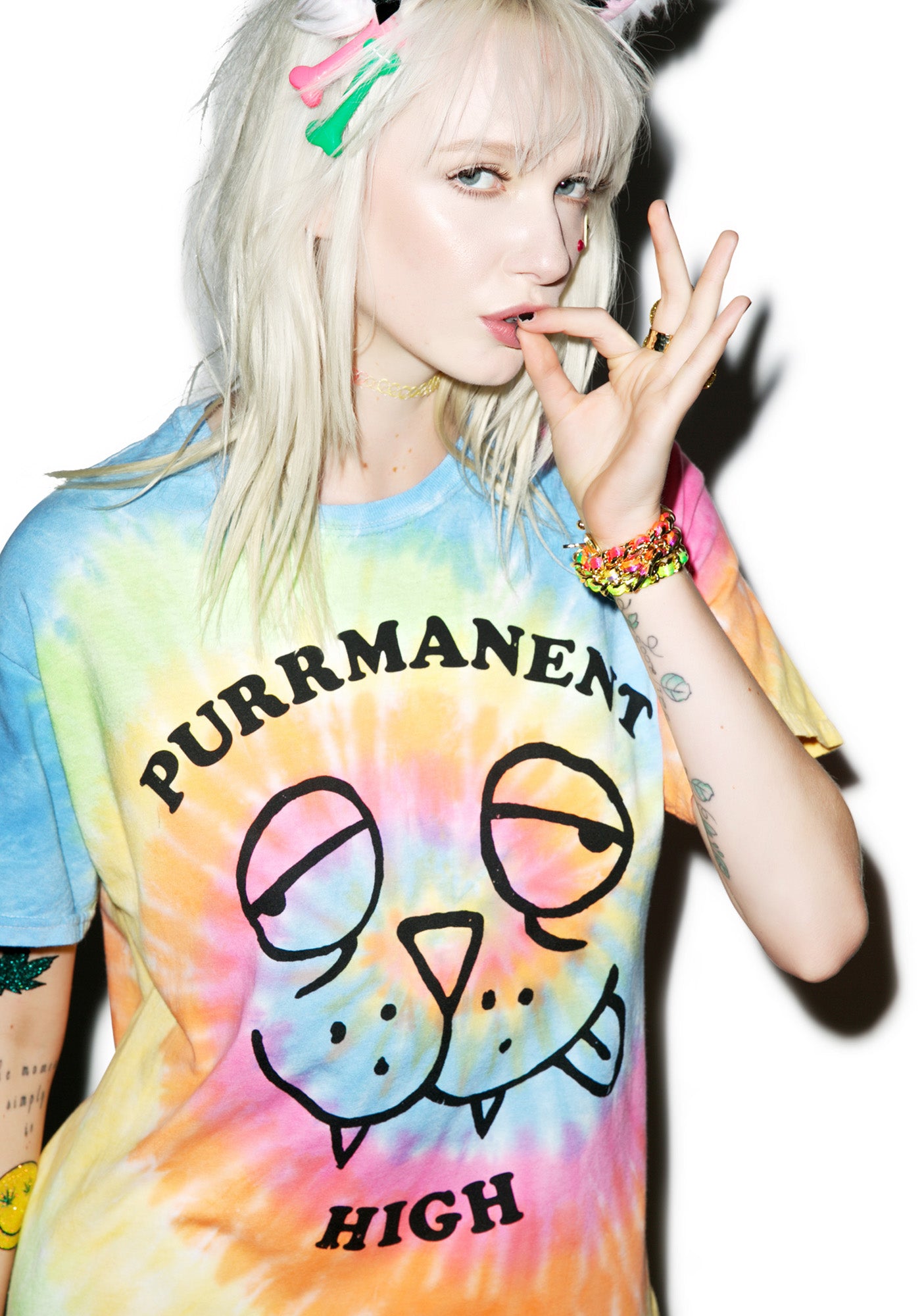 Purrmanent High Tee – Dolls Kill