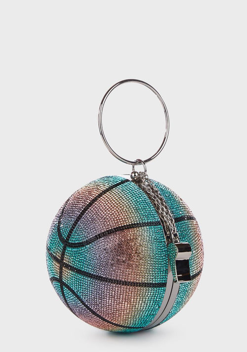 Slam Dunk Rhinestone Basketball Bag