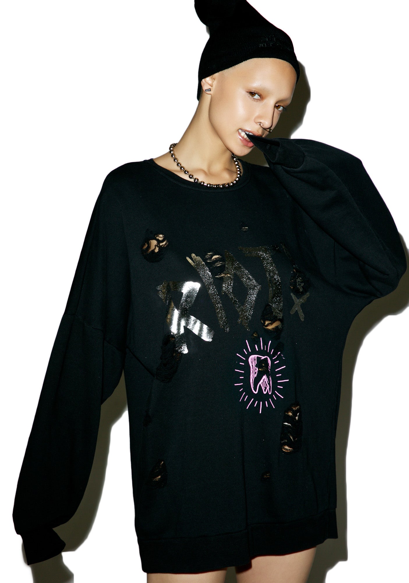 x Hanna Beth Riot Sweatshirt – Dolls Kill