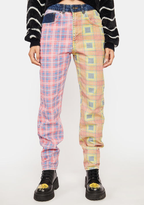 Plaid Pants: Shop Trendy Plaid Trousers, Jeans & Bottoms – Dolls Kill