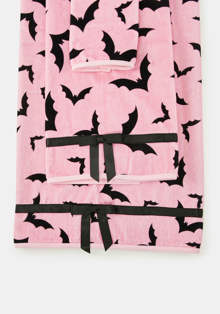 pink camo bath towels