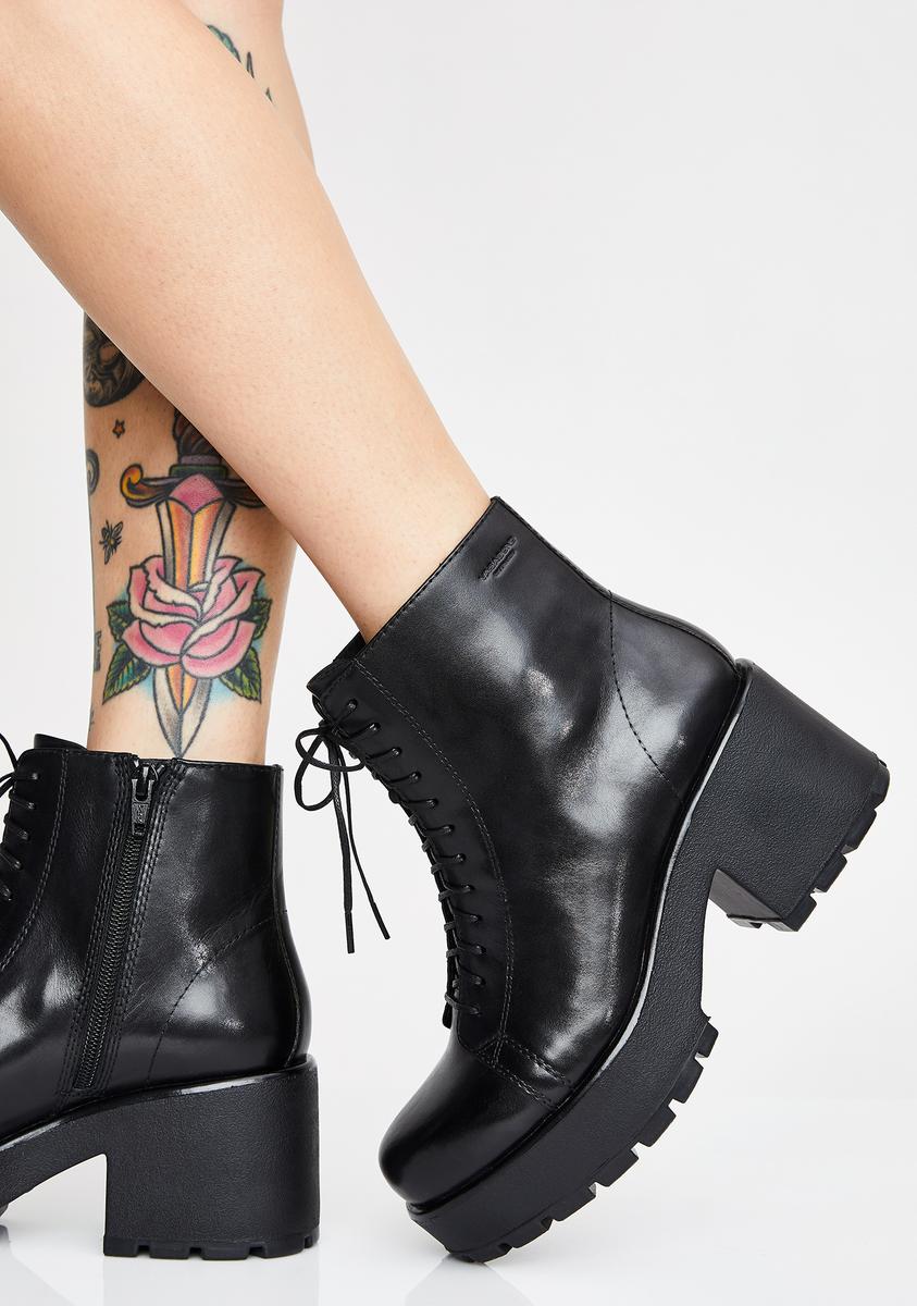 Jeg regner med dele Give VAGABOND SHOEMAKERS Dioon Lace Up Leather Boots – Dolls Kill