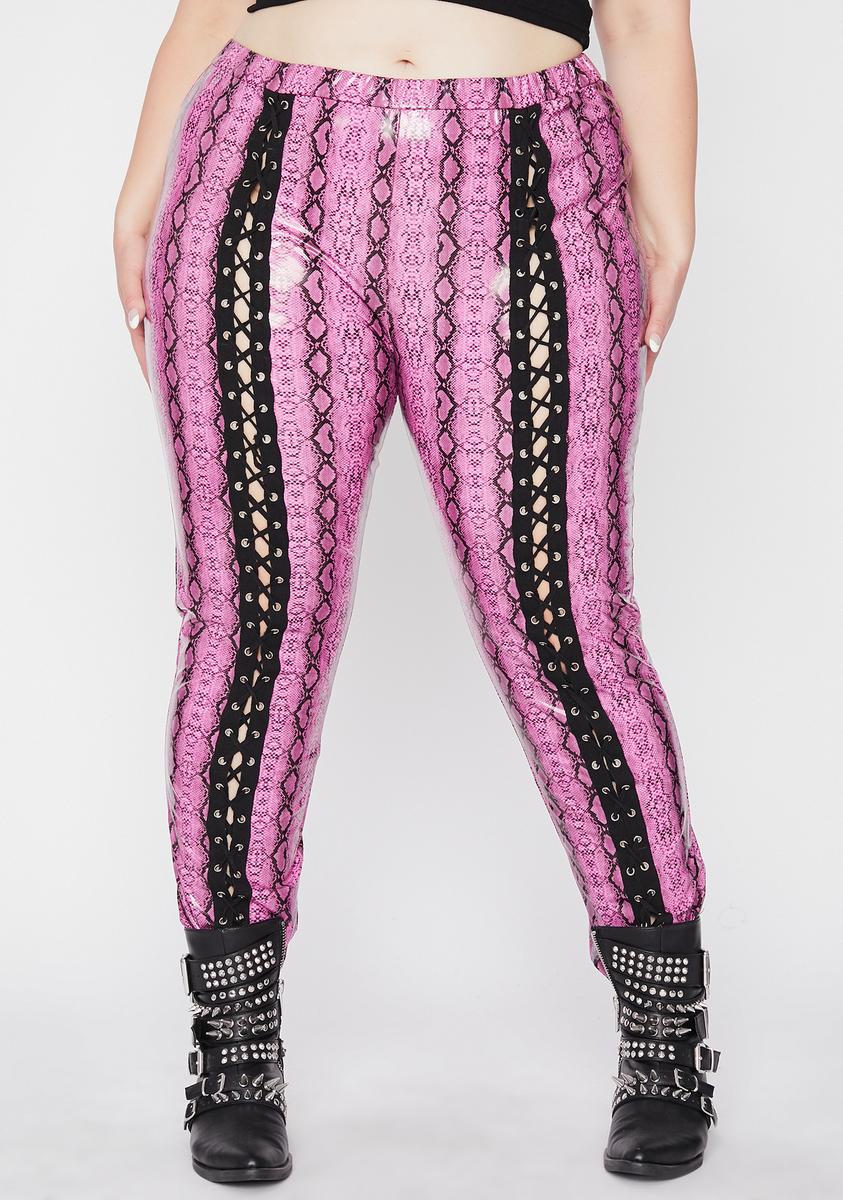 Pretty Lux Extreme Empire Lace Up Pants – Dolls Kill