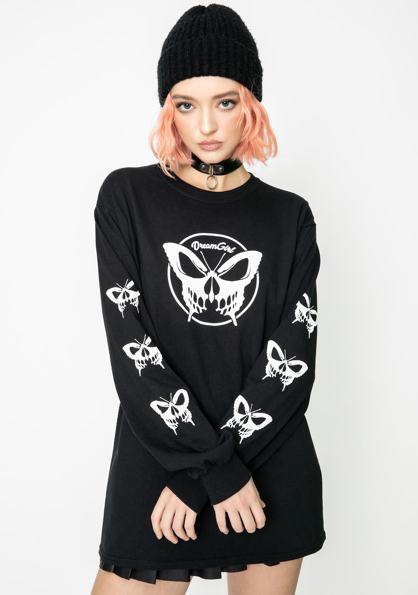 Skullerfly Graphic Tee – Dolls Kill