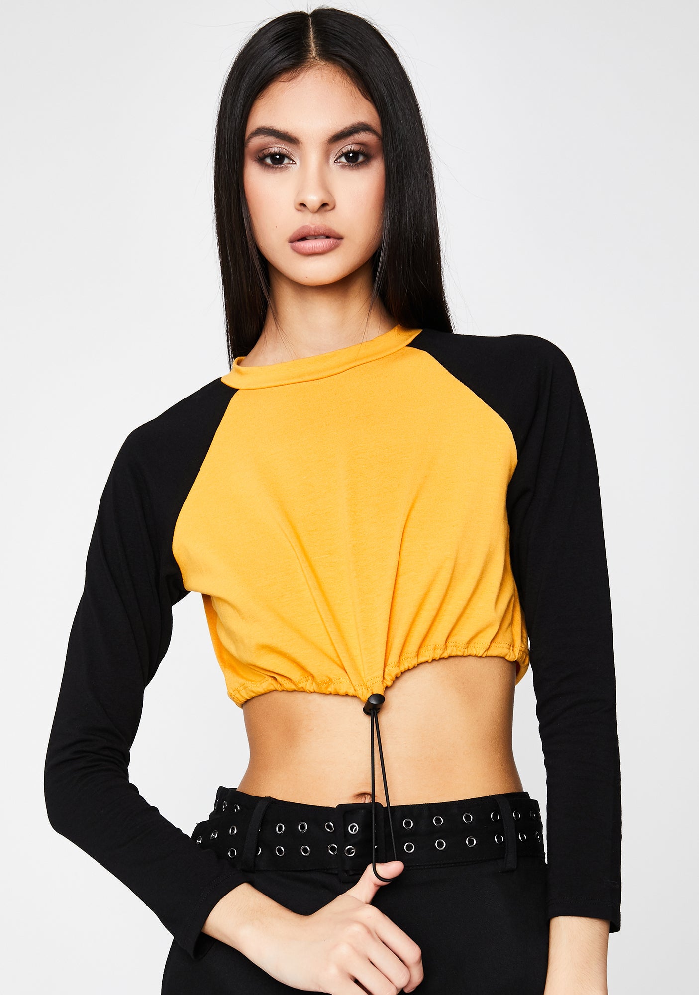 Draw A Blank Crop Top – Dolls Kill