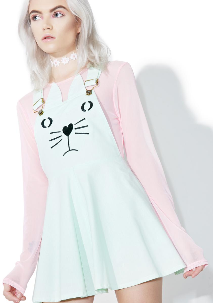 Kawaii Kitten Overall Dress – Dolls Kill