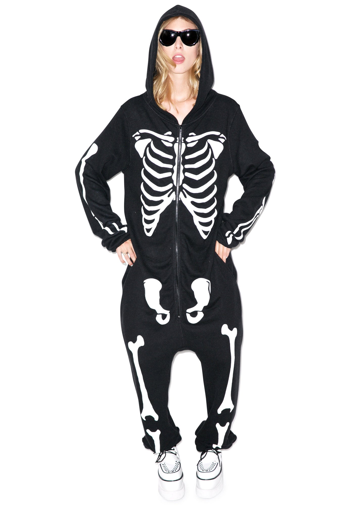 Bones Jumpsuit#N# – Dolls Kill