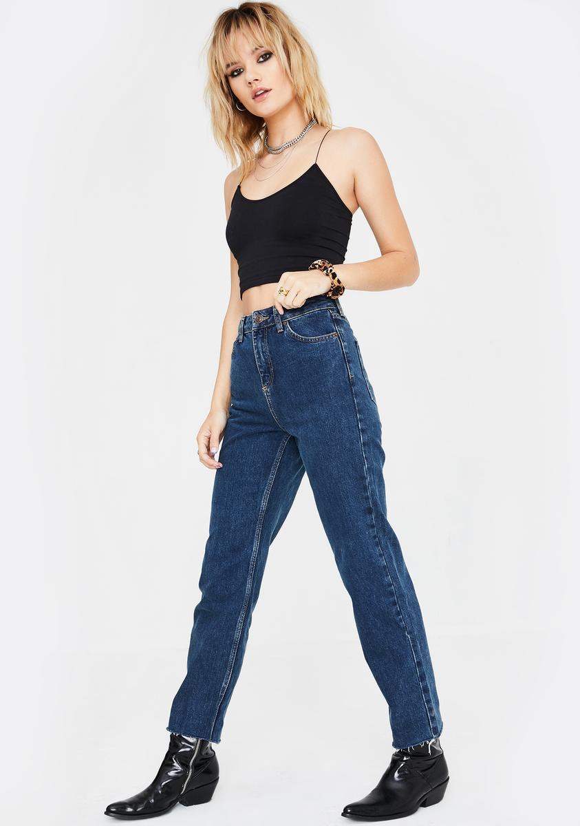 Dark Pax High Rise Vintage Wash Jeans – Dolls Kill