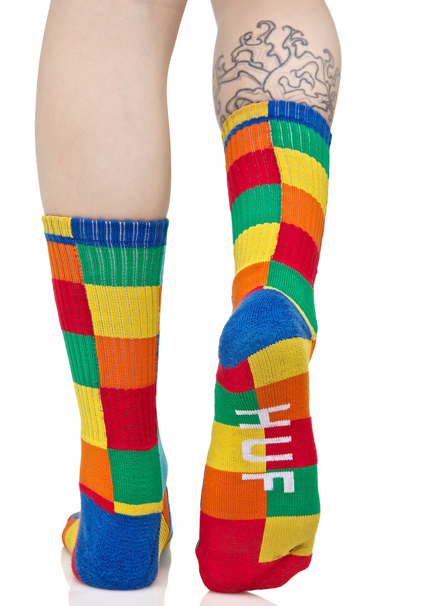 Loud Shapes Crew Sock – Dolls Kill