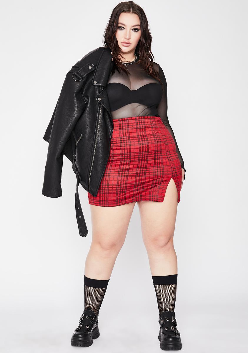 It Wasn't Me Plaid Skirt – Dolls Kill