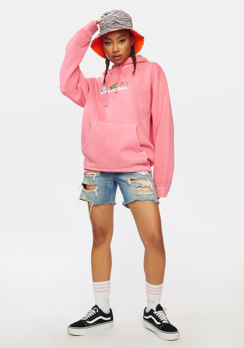 Melon Pigment Cuties Hoodie – Dolls Kill