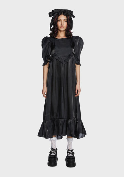 Barre Ruffle Midi Dress