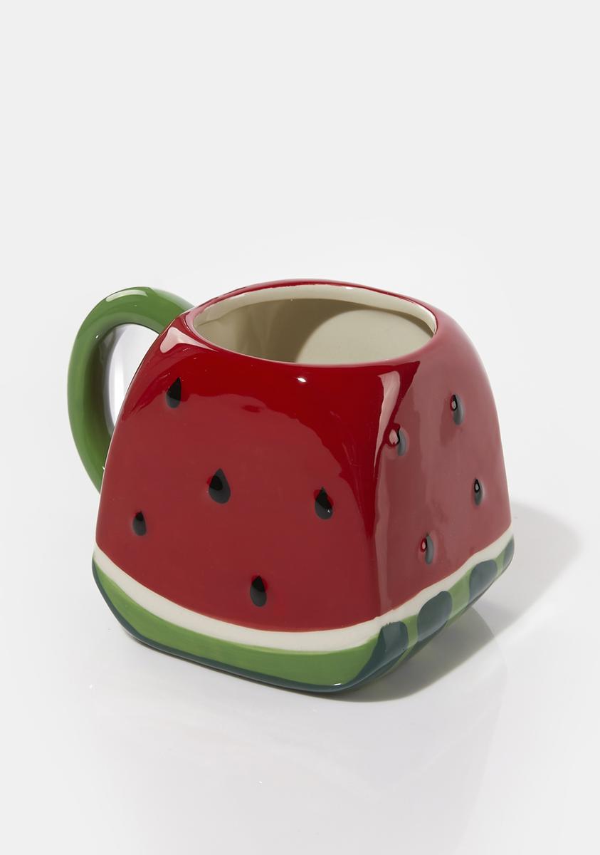 Watermelon Mug - Red/Green – Dolls Kill