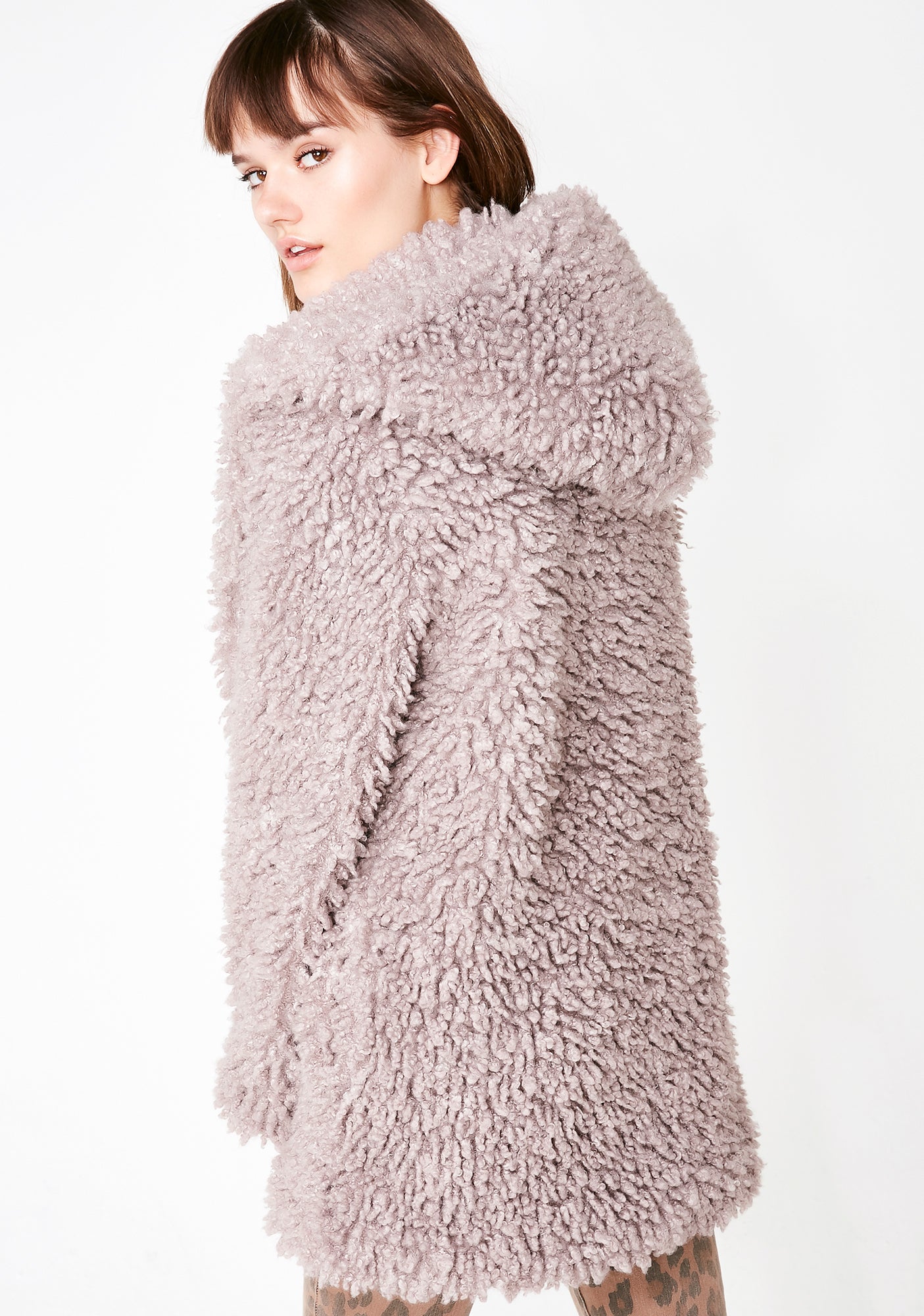 Shag Me BB Fuzzy Coat – Dolls Kill