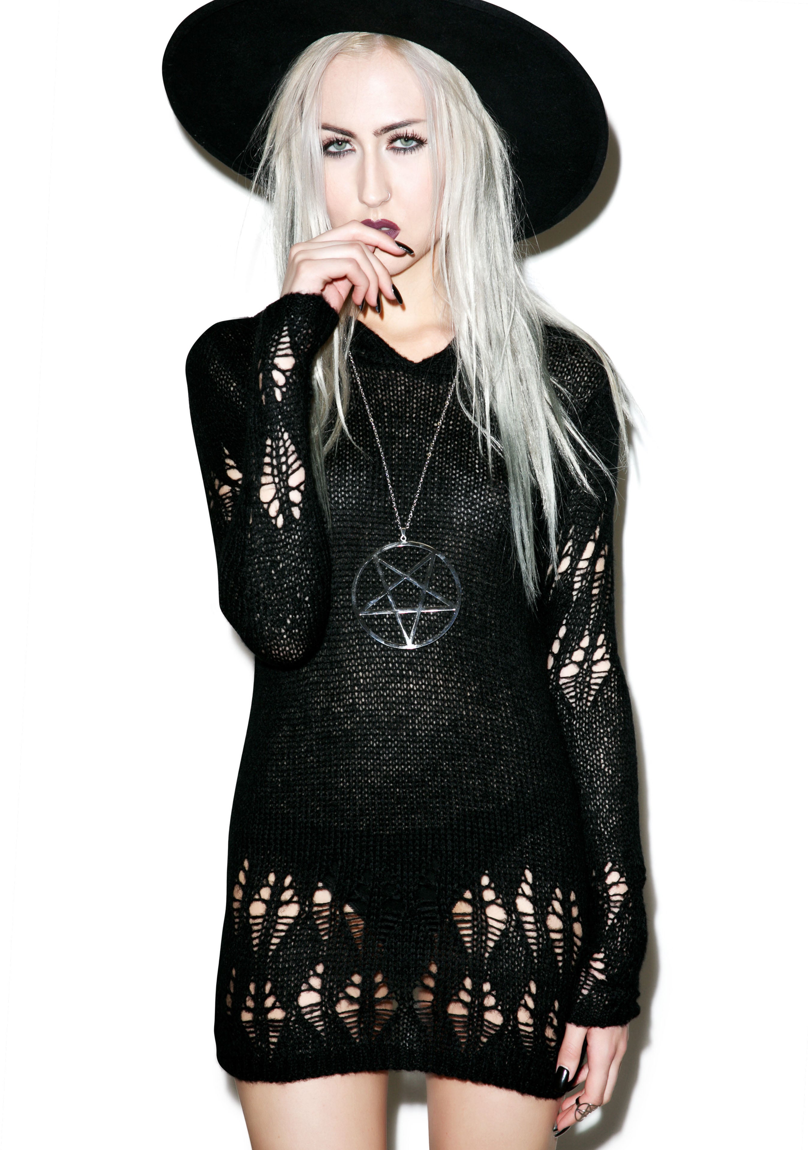 Creep Knit Sweater – Dolls Kill