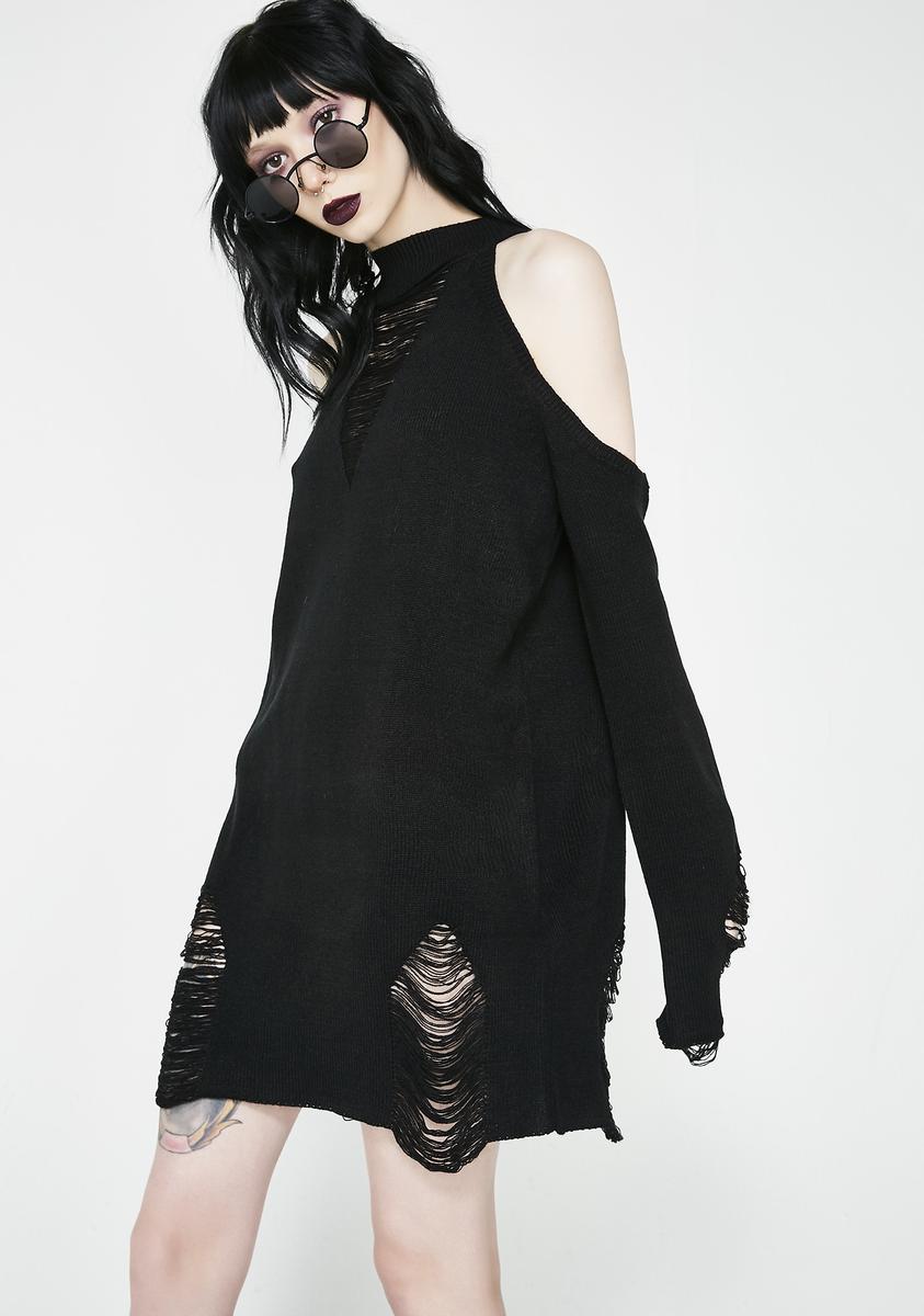 Depths Of Darkness Knit Sweater – Dolls Kill