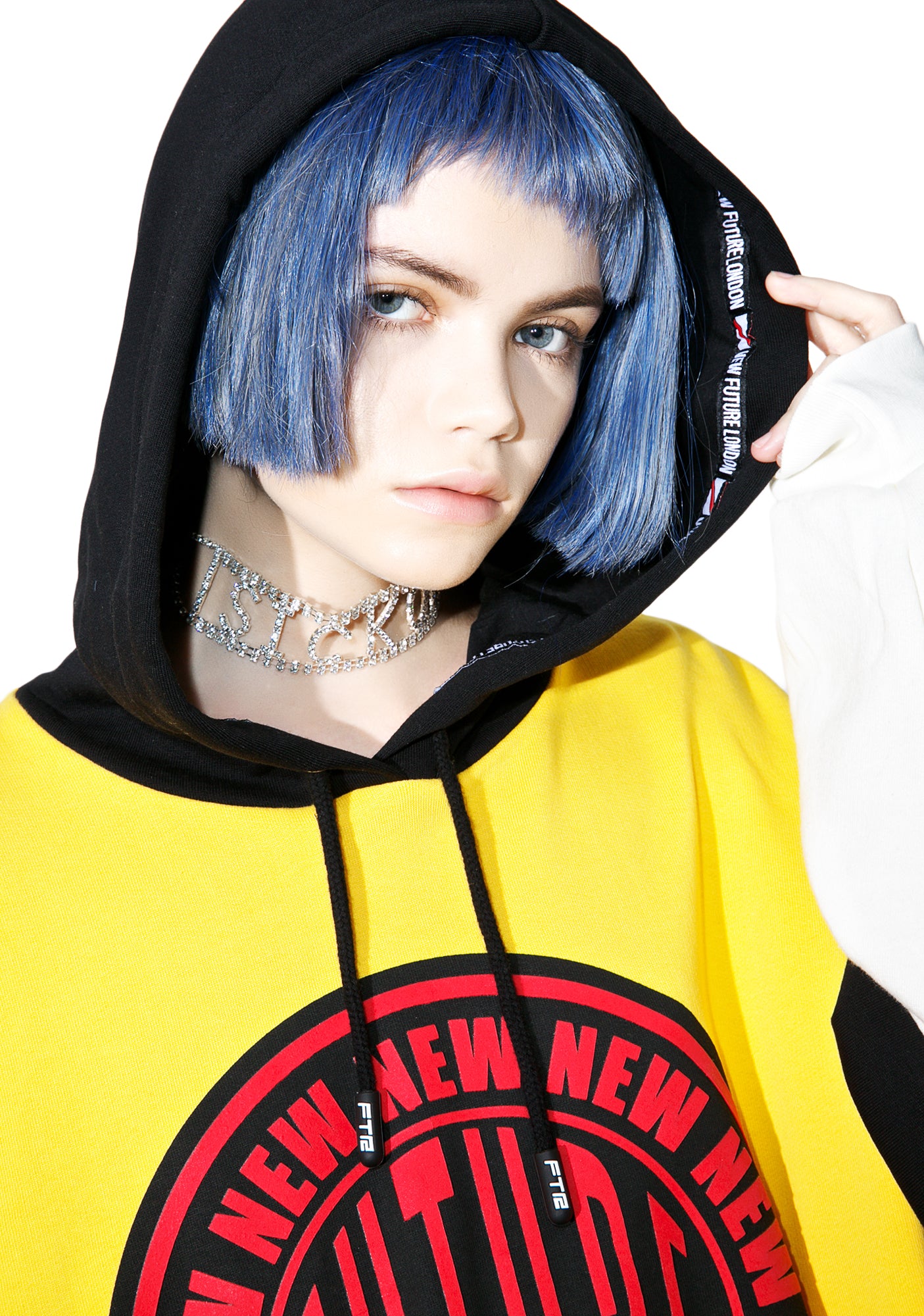 Stamp Logo Hooded Sweatshirt – Dolls Kill