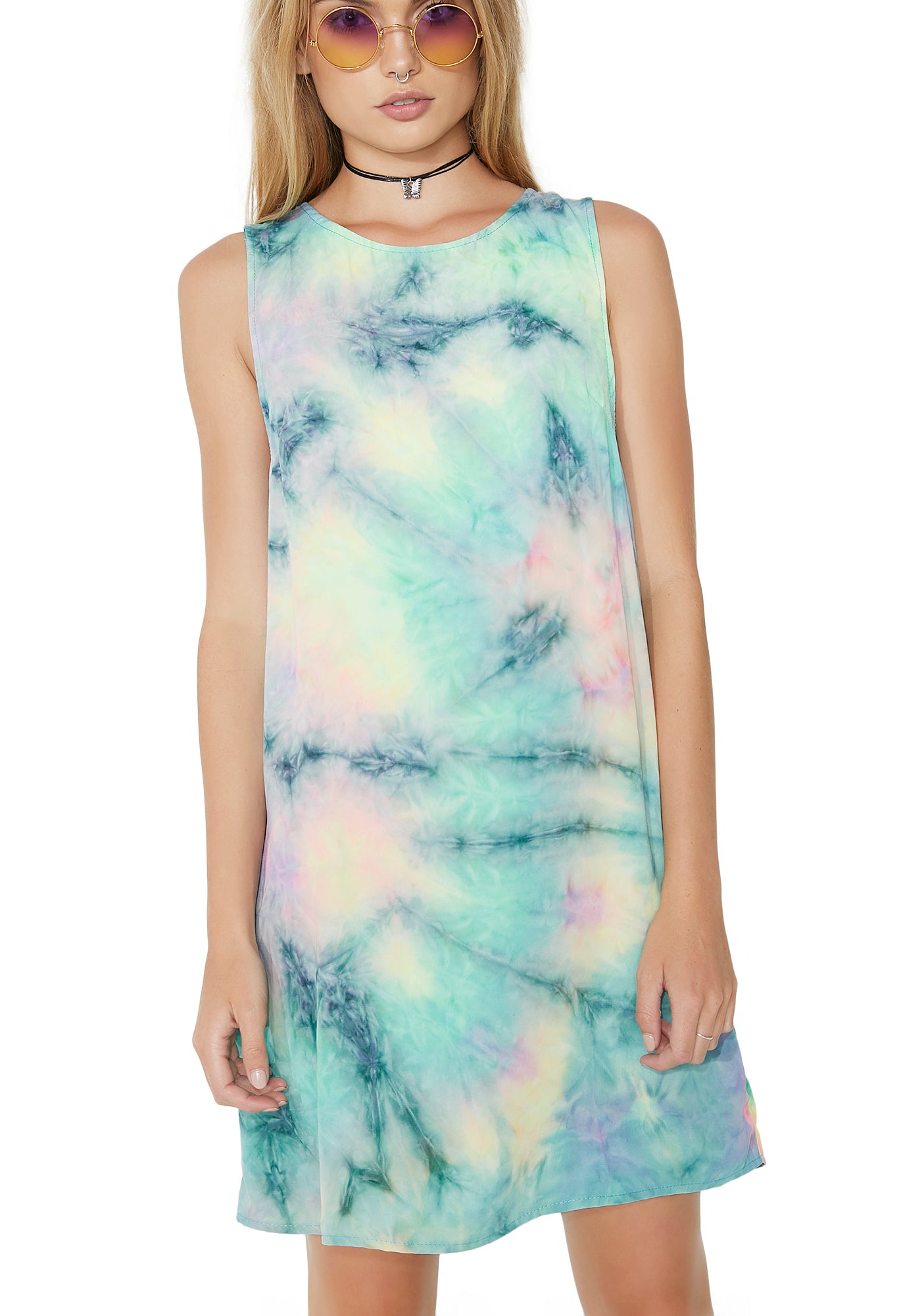 Feelin’ Groovy Tie-Dye Dress – Dolls Kill