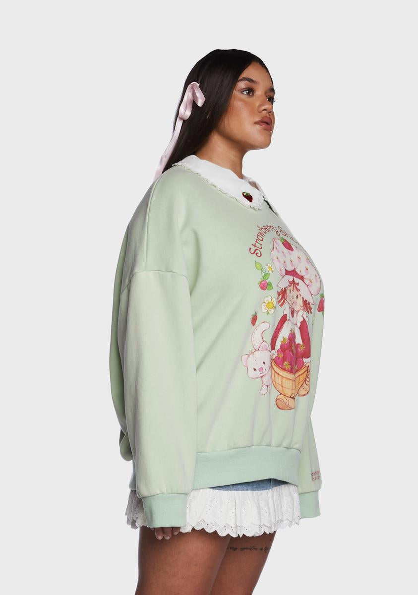 Plus Size Dolls Kill X Strawberry Shortcake Oversized Sweater With ...