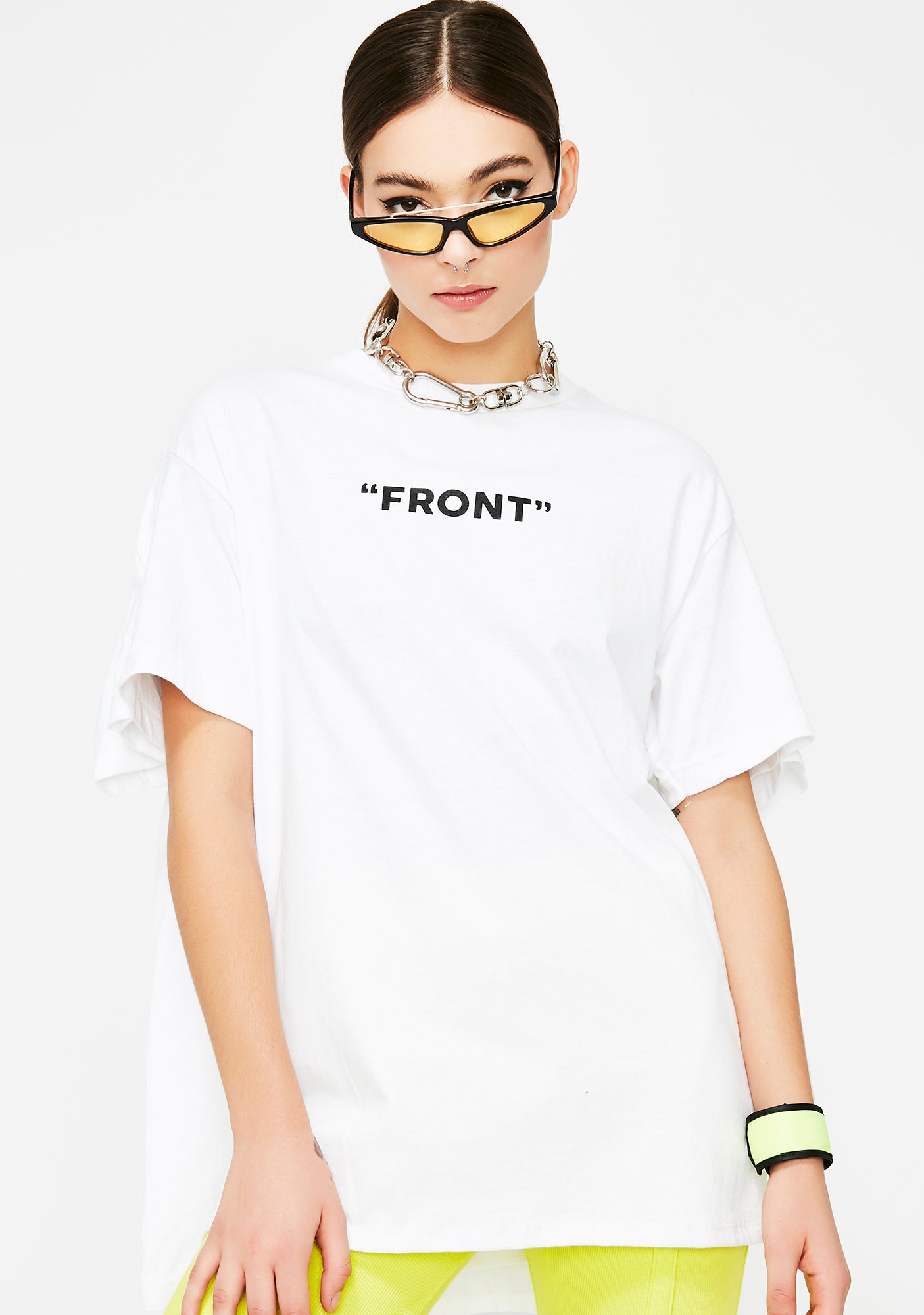 Don't Front Double Layered Tee – Dolls Kill
