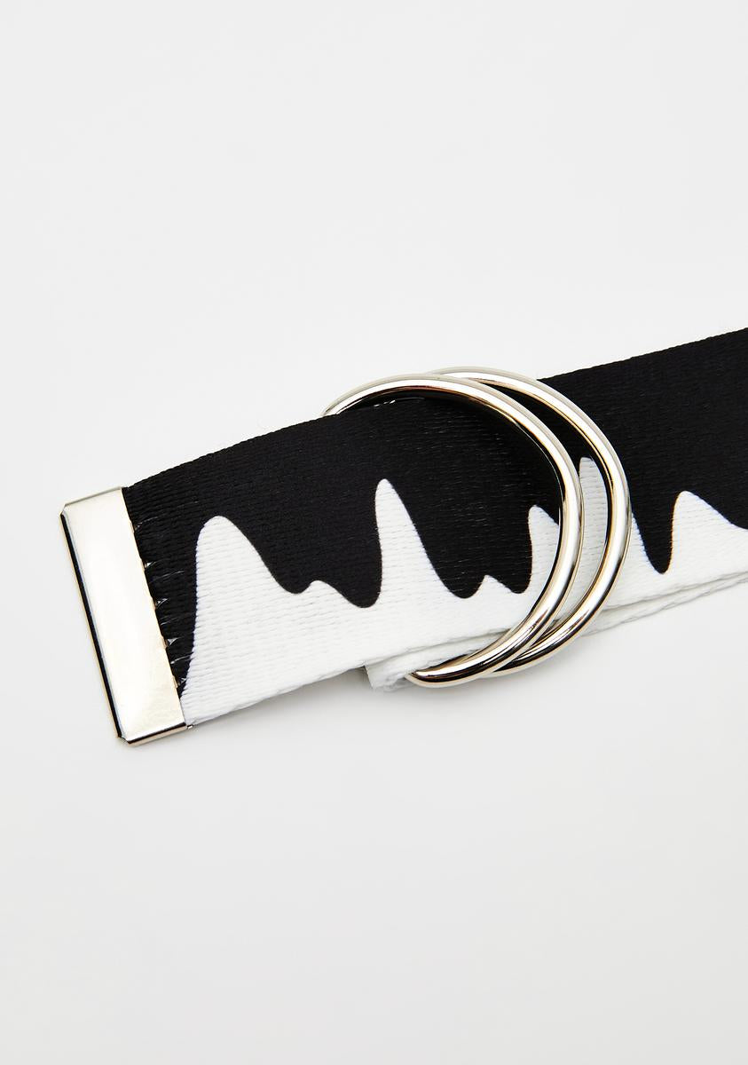 Paint Drip D Ring Canvas Belt – Dolls Kill