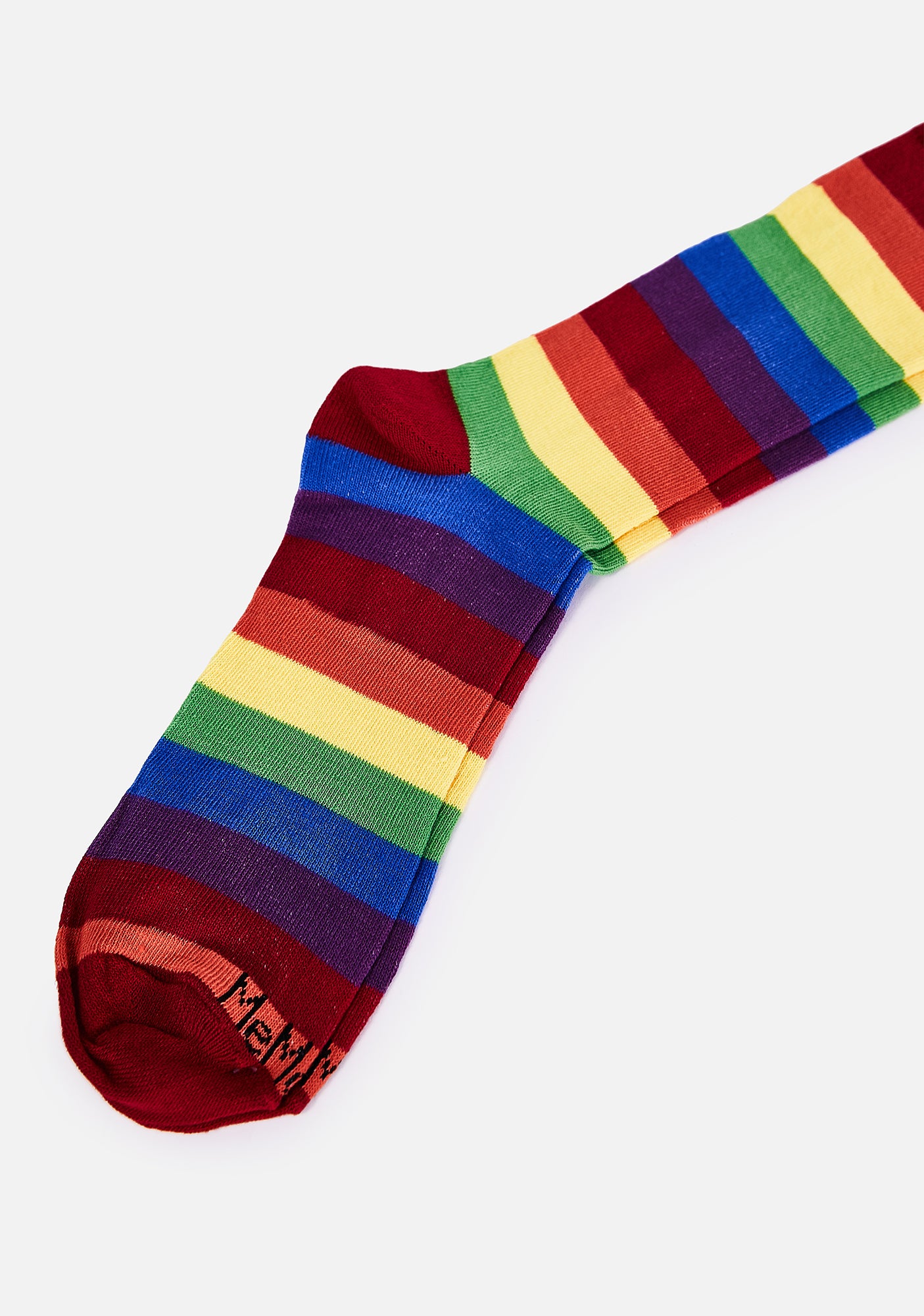 Rainbow Stripe Crew Socks – Dolls Kill