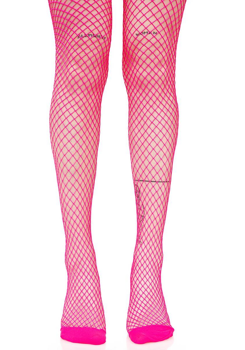 Pink Fishnet