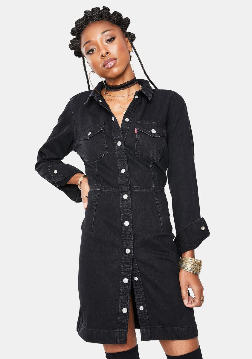 Levis Ellie Denim Dress – Dolls Kill