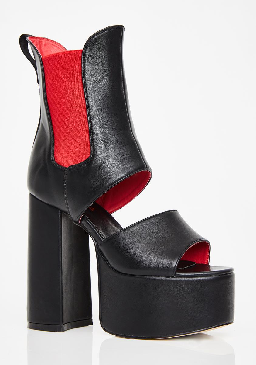 Feelin' Naughty Platform Boots – Dolls Kill