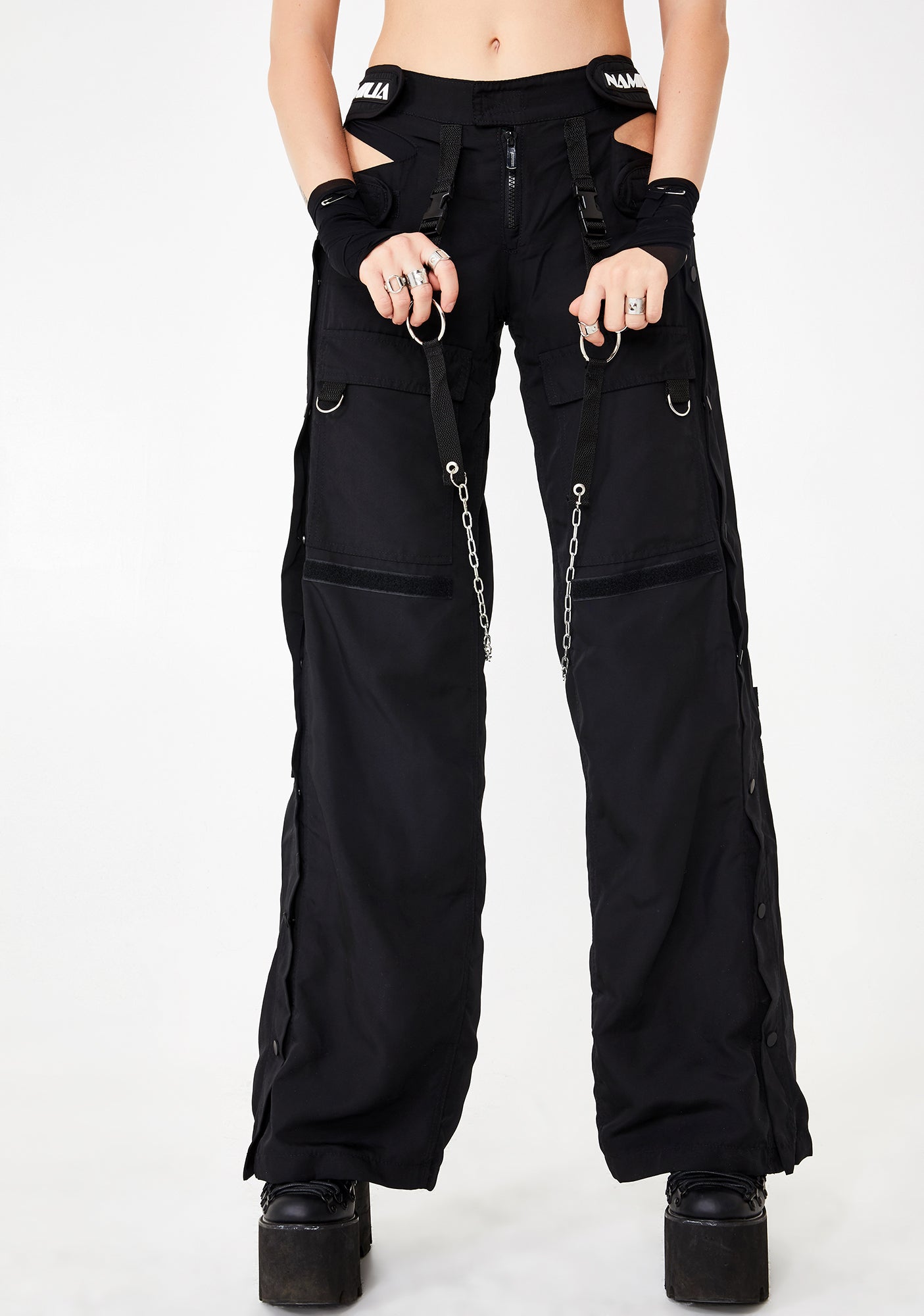 Black Breakaway Cargo Pants – Dolls Kill