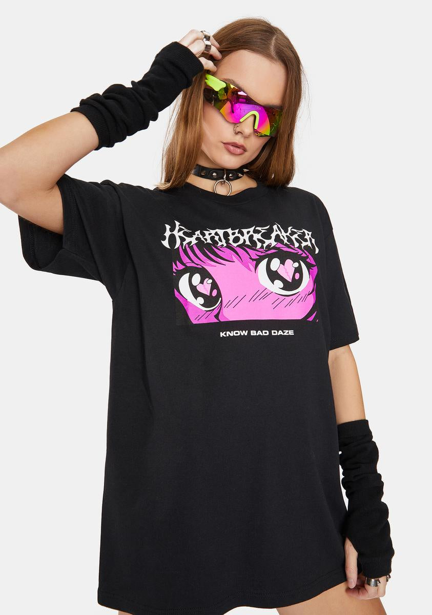 Know Bad Daze Heartbreaker Graphic Tee – Dolls Kill