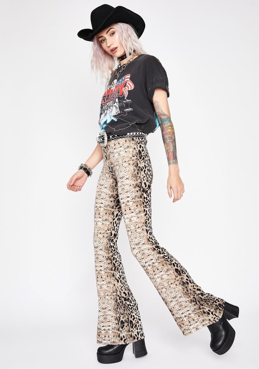 Savage Rodeo High Waisted Flares – Dolls Kill